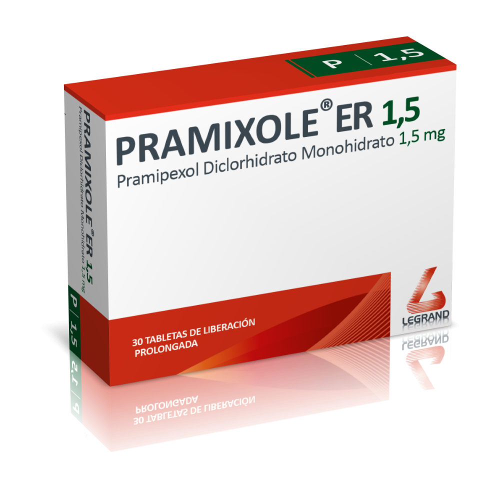 PRAMIXOLE ER 1,5 mg TABLETAS DE LIBERACIÓN PROLONGADA
