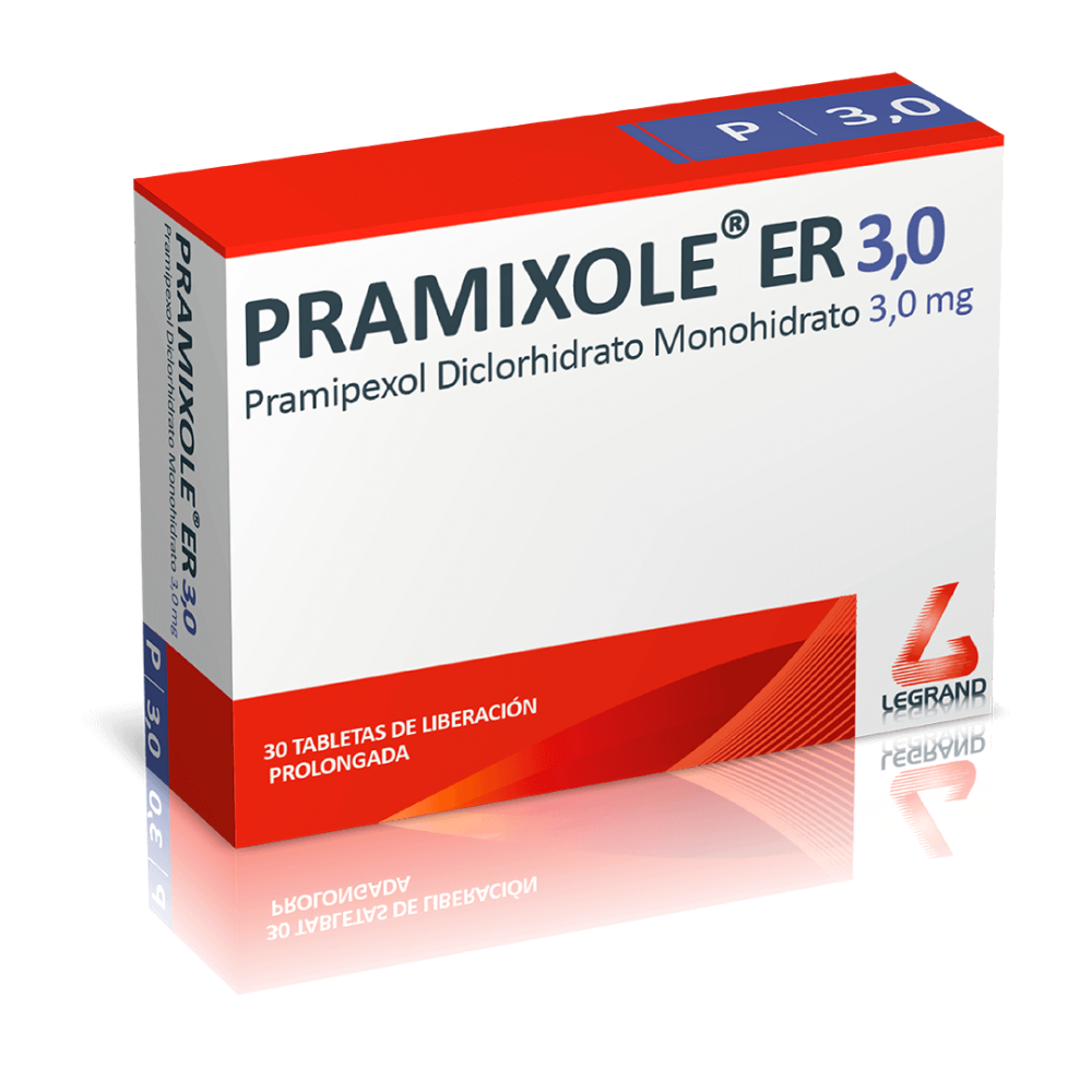 PRAMIXOLE ER 3.0 MG TABLETAS DE LIBERACIÓN PROLONGADA