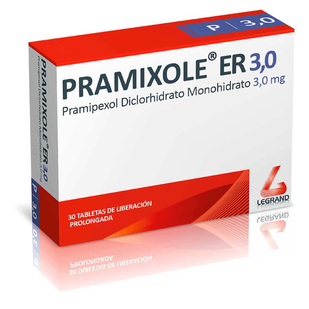 PRAMIXOLE ER 3.0 MG TABLETAS DE LIBERACIÓN PROLONGADA